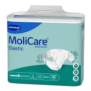 Scutece MoliCare® Premium Elastic 5 picaturi, 30 bucati, marimea M