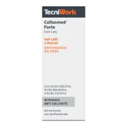 Gel pentru picioare cheratolitic profesional pentru calozități și bătături Callusmed+ Forte 250 ml pe baza de Acid Salicilic, Acid Mandelic și Acid Glicolic  - fabricat in Italia