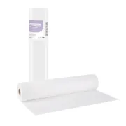 Rolă din material netesut pentru masa de consultație Soft Care Supreme Standard, 58 cm × 70 m, PP 100%, albă