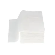 Prosoape profesionale pliate, celuloză, albe, 100 bucăți