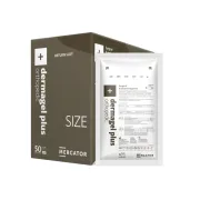 Mănuși chirurgicale ortopedice Dermagel Plus, din latex, nepudrate, maro, 1 set