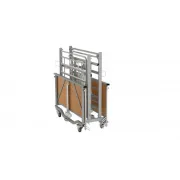 Pat electric de reabilitare   – DREAM-TIM MAX LOW (versiune bariatrică), capacitate sustinere 270 kg