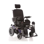 Scaun cu rotile electric multipostural cu reglaje electrice complete