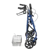 Rolator Stella cu șezut moale si spătar tapițat , sarcina maxima 135 kg