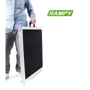 Rampă portabila cu Platformă Fixă, ce oferă stabilitate maximă