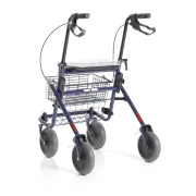 Cadru rolator pliabil Dyone –cu scaun integrat, tavă și coș