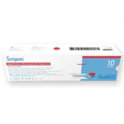 Bisturiu de unică folosință steril „GIMA”, cu scut de protecție, 10 bucati