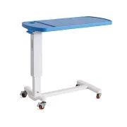 Masa pentru pat MASTER Overbed, reglare pe gaz, blat ABS cu margini de protectie