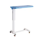 Masa pentru pat MASTER Overbed, reglare pe gaz, blat ABS cu margini de protectie
