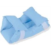 Pernă pentru călcâi Plus 32x15 cm, fibră siliconică, husă 100% bumbac, fabricată în Italia