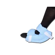 Pernă pentru călcâi Plus 32x15 cm, fibră siliconică, husă 100% bumbac, fabricată în Italia