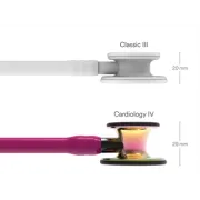 Stetoscop 3M™ Littmann® Cardiology IV – Fucsia, Finisaj Curcubeu