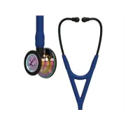Stetoscop 3M™ Littmann® Cardiology IV – Albastru marin, Finisaj Curcubeu