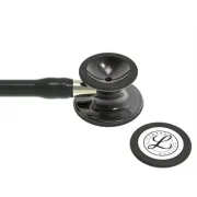 Stetoscop 3M™ Littmann® Cardiology IV – Negru cu Finisaj Fumuriu Lustruit Intens
