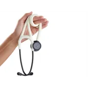 Stetoscop 3M™ Littmann® Cardiology IV – Alb cu Finisaj Negru și Tijă Neagră