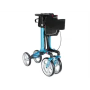 Prince Rolator pliabil din aluminiu cu roți PU, scaun și accesorii