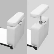 Scaun de pedichiură Infinity Foot Spa cu spătar reglabil manual, conceput special pentru saloanele profesionale de înfrumusețare.