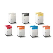 Noptieră de spital – mobilier medical funcțional și igienic, albastru