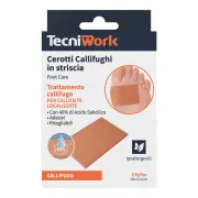 Plasturi pentru picioare sub formă de benzi – Tecniwork 40% acid salicilic (2 buc)