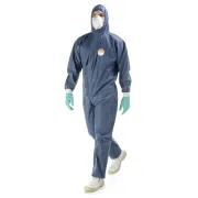 Combinezon Protecție LIFEGUARD PRO® BLUE – Material SMS 55 g/m²