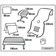 Foliodrape Protect VI set campuri chirurgicale bistratificate sterile pentru urologie 4 buc, Hartmann