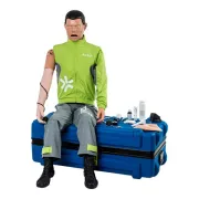 Manechin Resuscitare Profesional AmbuMan Advanced Wireless - Simulator Complet ACLS și ALS cu Defibrilare Reală