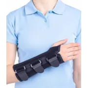 Orteză fixă cot–încheietură–mână pentru imobilizare și recuperare – dispozitiv medical