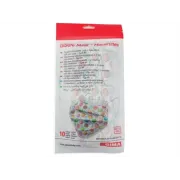 Măști chirurgicale 3 straturi cu elastic, set 10 buc – Type IIR, filtrare 98>, model adult