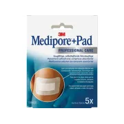 Pansament Steril Absorbant 3M™ MEDIPORE™ + PAD – 5x7,2 cm