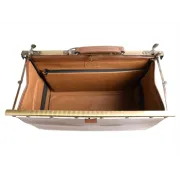 Geantă Medicală de Consultații "Doctor Bag" – Cu Bază Rigidă și Benzi Elastice pentru Instrumente, 45 x 20 x 25 cm (Made in Italy)