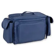 Geantă Medicală Utilitară de Prim Ajutor "Borsa Utility" – Albastră (Goală), Material Impermeabil Poliester 600D, Compartimentare Modulară