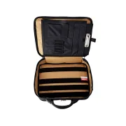 Geantă Medicală Profesională Multi-Funcțională – Goală, Material Nylon 70D/Poliester 600D, 3 Borsete Transparente și Suport Amfofile (23 Elastice)