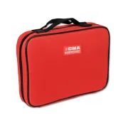 Geantă Profesională pentru Fiole "Maxi Vial Bag" – Roșie (Goală), Poliester 600D, Capacitate 46 Fiole