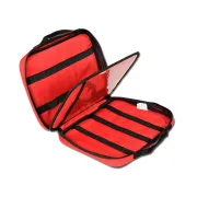Geantă Profesională pentru Fiole "Maxi Vial Bag" – Roșie (Goală), Poliester 600D, Capacitate 46 Fiole