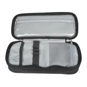 Geantă Medicală Multifuncțională "Multiuse Soft Case" – Pentru Stetoscop și Accesorii Asistentă, Compartimentare Dublă, Neagră, 28 x 12.5 x 6.5 cm