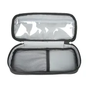 Geantă Medicală Multifuncțională "Multiuse Soft Case" – Pentru Stetoscop și Accesorii Asistentă, Compartimentare Dublă, Neagră, 28 x 12.5 x 6.5 cm