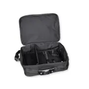 Geantă Medicală de Protecție "Diatermo Bag" – Neagră (Goală), Poliester 600D, pentru Electrocuragie, Spirometre, Audiometre și EKG, 30 x 40 x h 14 cm