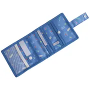 Organizator Medical de Buzunar "Pocket Organizer" – Albastru Deschis, Suport Compact pentru Instrumente și Accesorii, 15 x 12 x h 2 cm