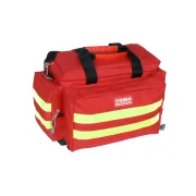 Geantă Medicală de Urgență "Smart Bag" – Roșie, Model Mic (Goală), Poliester 600D acoperit cu PVC, 45 x 28 x h 28 cm