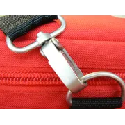 Geantă Medicală de Urgență "Smart Bag" – Roșie, Model Mic (Goală), Poliester 600D acoperit cu PVC, 45 x 28 x h 28 cm