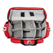 Geantă Medicală de Urgență "Smart Bag" – Roșie, Model Mediu (Goală), Poliester 600D acoperit cu PVC, 55 x 35 x h 32 cm