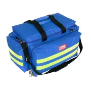 Geantă Medicală de Urgență "Smart Bag" – Albastră, Model Mediu (Goală), Poliester 600D acoperit cu PVC, 55 x 35 x h 32 cm