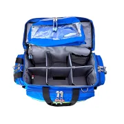 Geantă Medicală de Urgență "Smart Bag" – Albastră, Model Mediu (Goală), Poliester 600D acoperit cu PVC, 55 x 35 x h 32 cm