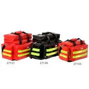 Geantă Medicală de Urgență "Smart Bag" din PVC – Neagră, Model Mediu (Goală), Prelată PVC Rezistentă la Îngheț, 55 x 35 x h 38 cm