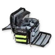 Geantă Medicală de Urgență "Smart Bag" din PVC – Neagră, Model Mediu (Goală), Prelată PVC Rezistentă la Îngheț, 55 x 35 x h 38 cm