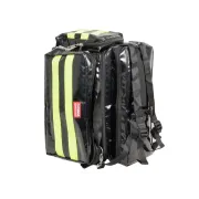 Geantă Medicală de Urgență "Smart Bag" din PVC – Neagră, Model Mediu (Goală), Prelată PVC Rezistentă la Îngheț, 55 x 35 x h 38 cm