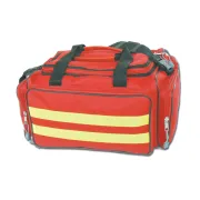 Geantă Medicală de Urgență "Emergency Bag" – Roșie (Goală), Poliester 600D Impermeabil, Compartimentare Multi-Buzunar, 35 x 45 x h 21 cm