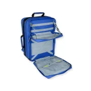 Rucsac Medical de Urgență "Silos-2 Rucksack" – Albastru (Gol), Poliester 600D Impermeabil, Compartimentare Modulară avansată, 38 x 24 x h 50 cm