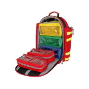 Rucsac Medical de Urgență "Logic-1 Rucksack" – Mediu (Gol), Poliester Impermeabil, cu 5 Borsete Colorate Incluse și Compartimentare Avansată, 40 x 20 x h 47 cm