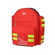 Rucsac Medical de Urgență "Logic-2 Rucksack" – Mare (Gol), Poliester 600D Impermeabil, cu 6 Borsete Colorate Incluse și Diviziune Centrală, 40 x 25 x h 47 cm